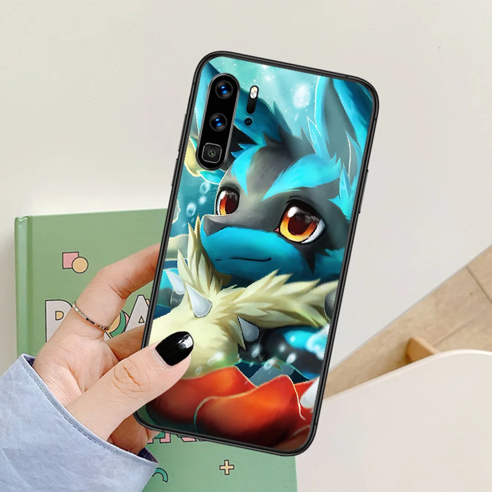 

Pokemons Phone Case For Huawei P Mate Smart 10 20 30 40 Lite Z 2019 Pro black Bumper 3D Coque Silicone Cover Luxury Back Pretty