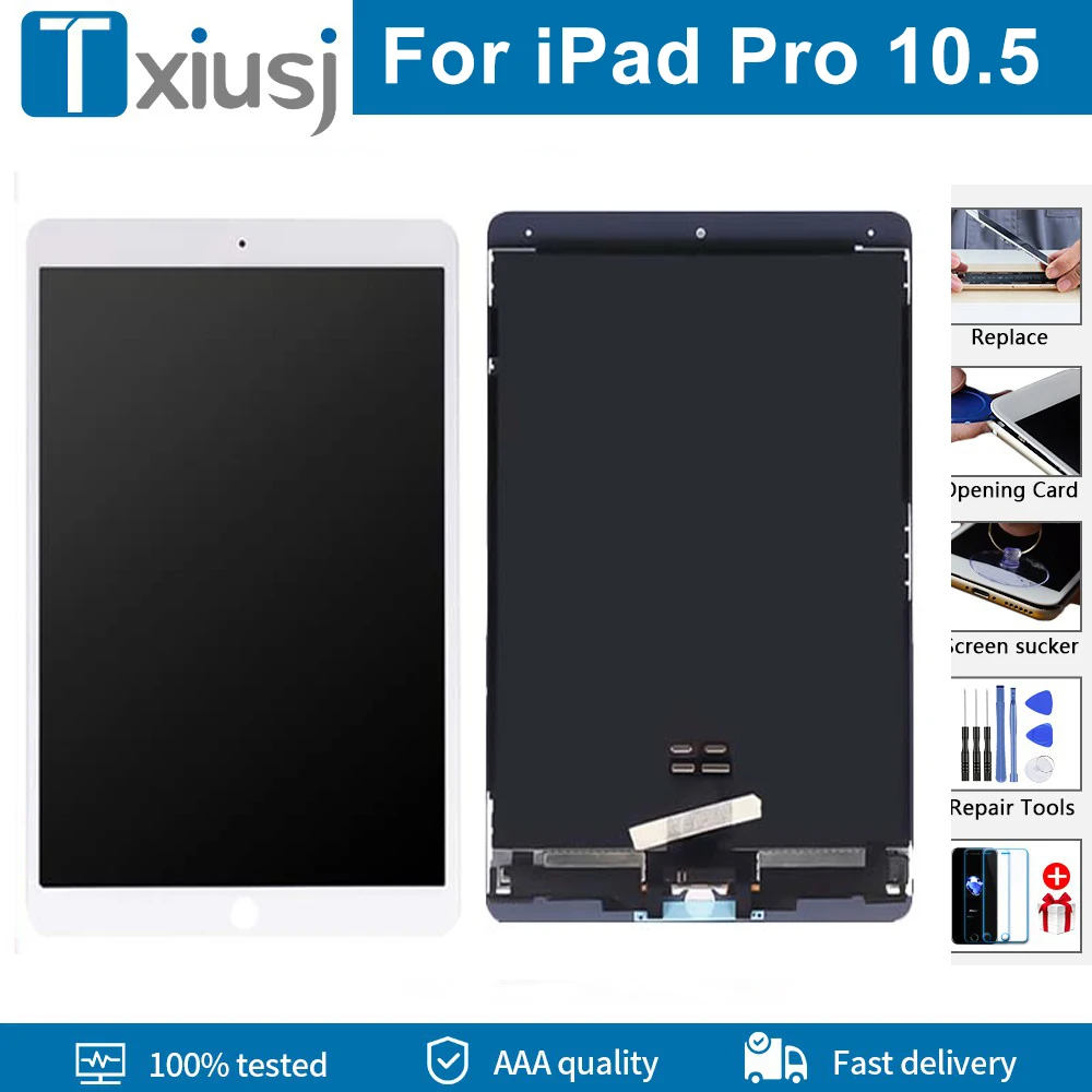 

10.5" original For iPad Pro 10.5 1st A1701 A1709 LCD Display Touch Screen Digitizer Full Assembly Front Glass Replacement Tablet