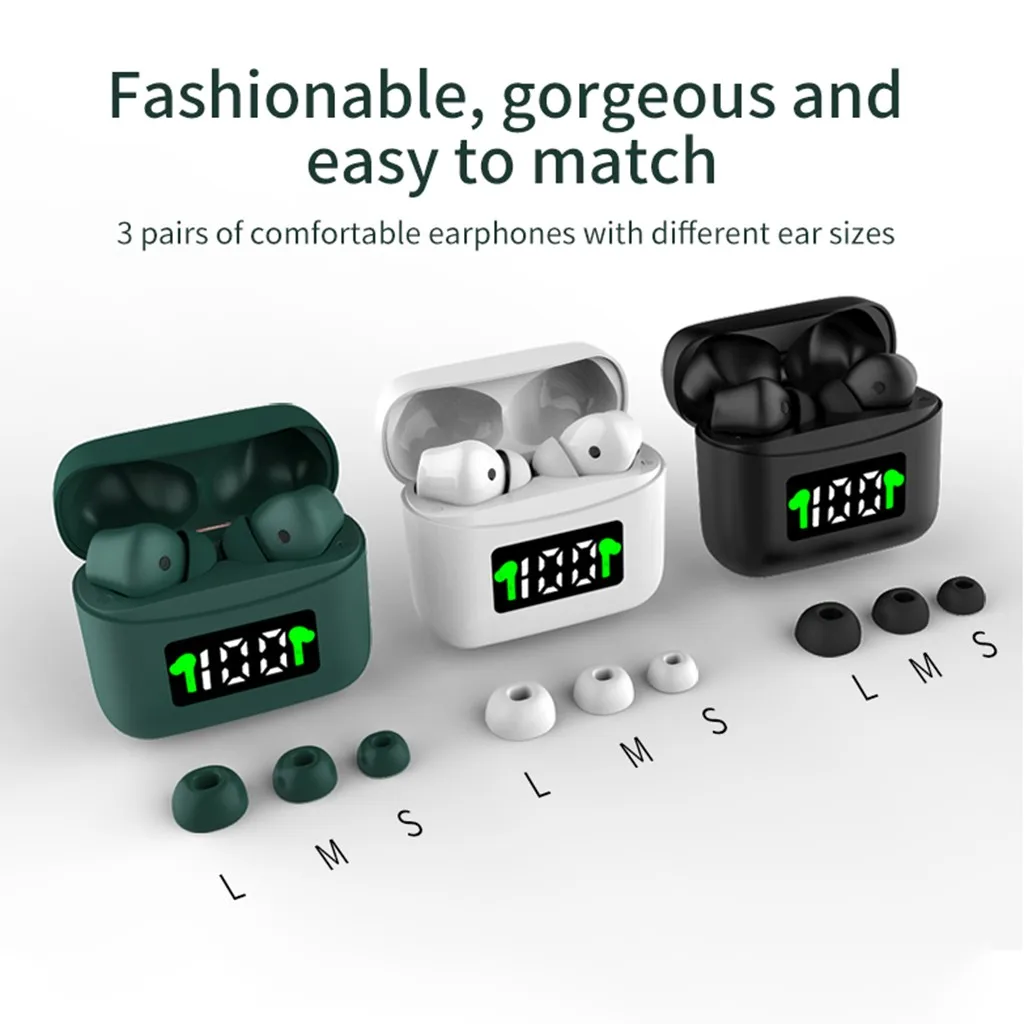 Беспроводные Hi Fi стереонаушники с супербасами Bluetooth V5.2 наушники микрофоном мини