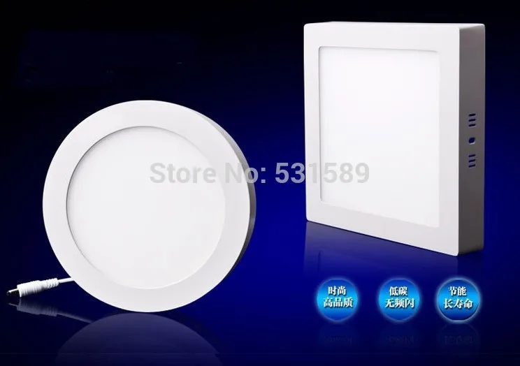 

25W Square led panel light kitchen light ceiling square surface mounted Aluminum 2835 SMD AC85-265V warm/cool white