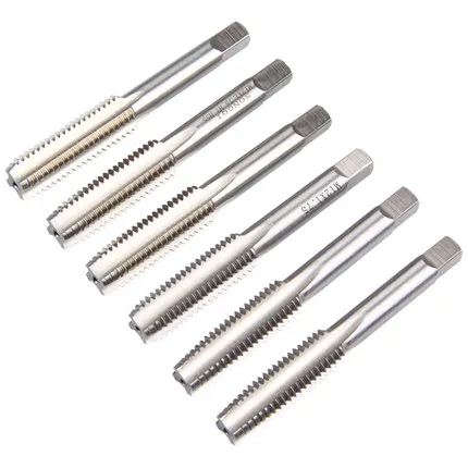

JRF 3Pcs Hand Screw Tap Wrench Set Hand Tapping Tools Straight Flute 6542 Set M3 M4 M5 M6 M8 M10 M12