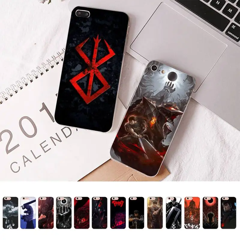 

Yinuoda Berserk Guts Anime Phone Case for iPhone 11 12 13 mini pro XS MAX 8 7 6 6S Plus X 5S SE 2020 XR case