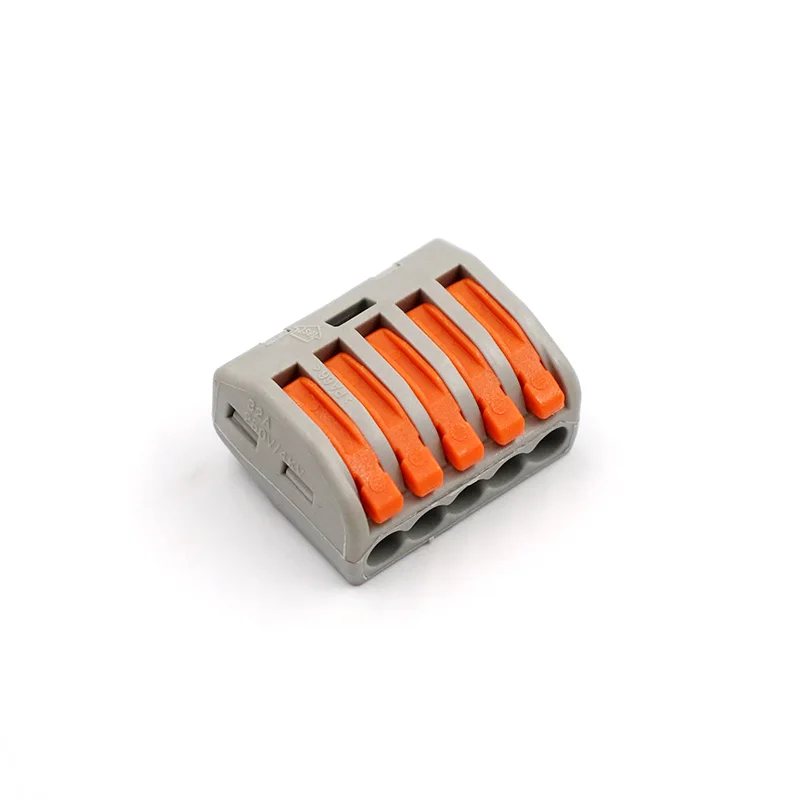 222 415A PCT-212 222-424(30-50 шт./лот) 222 Мини Быстрый провод разъемы Универсальный компактный разъем проводки Push-in клеммный блок - Цвет: 222 415A
