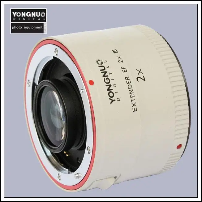 Yongnuo YN-2.0X III PRO 2x удлинитель телеконвертера Автофокус Крепление объектива для Canon EOS EF объектив бесплатно