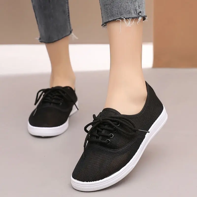 Cheap 2021 Women Tennis Shoes Ultra-light Outdoor Fitness Sports White Female Jogging Sneakers Comfort Trainers Soft Tenis Mujer | Спорт и