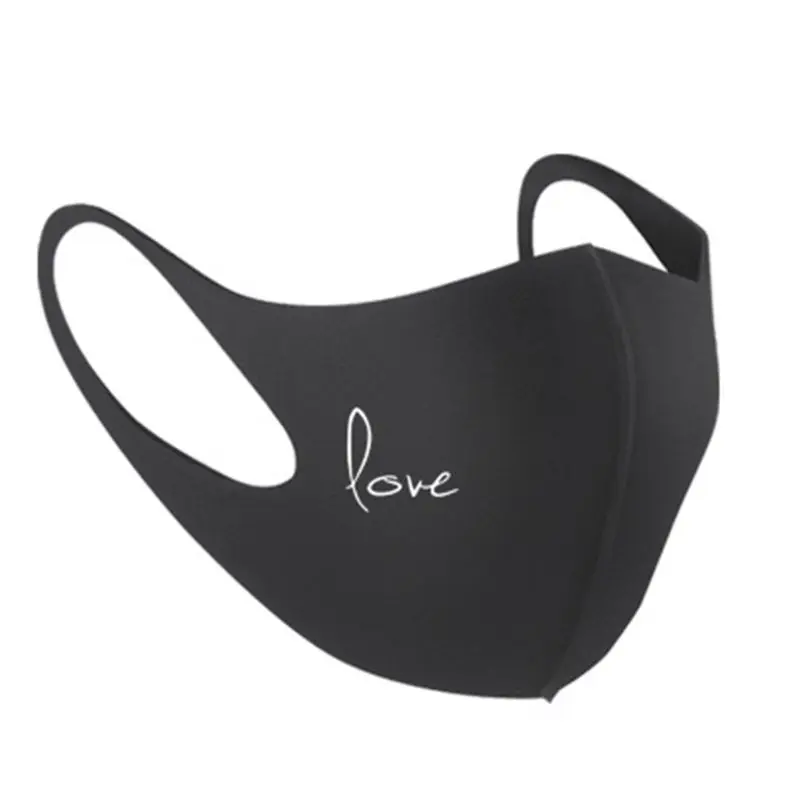 Пылезащитный чехол для половины лица с мультяшным рисунком женщин и мужчин M89F |