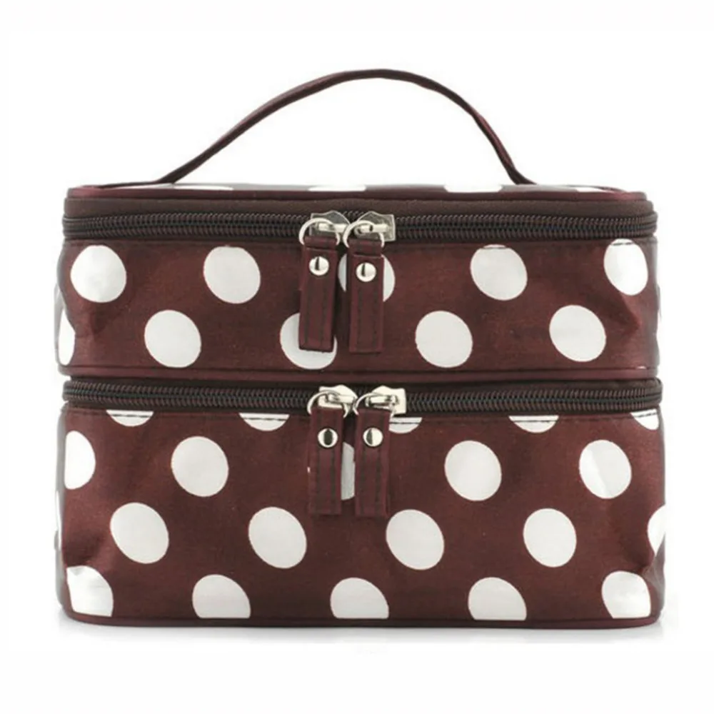 

Sale Travel Toiletry Beauty Cosmetic Bag Makeup Case Organizer Zipper Holder Handbag Bolsa de maquillaje Trousse de maquillage