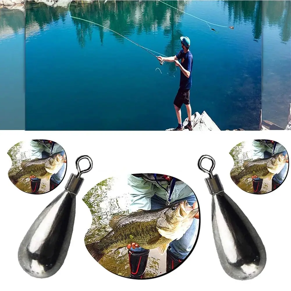 Quick Release Casting Additional Weight Tear Drop Shot Weights Line Sinkers Hook Connector Fishing Tungsten fall Sinker | Спорт и