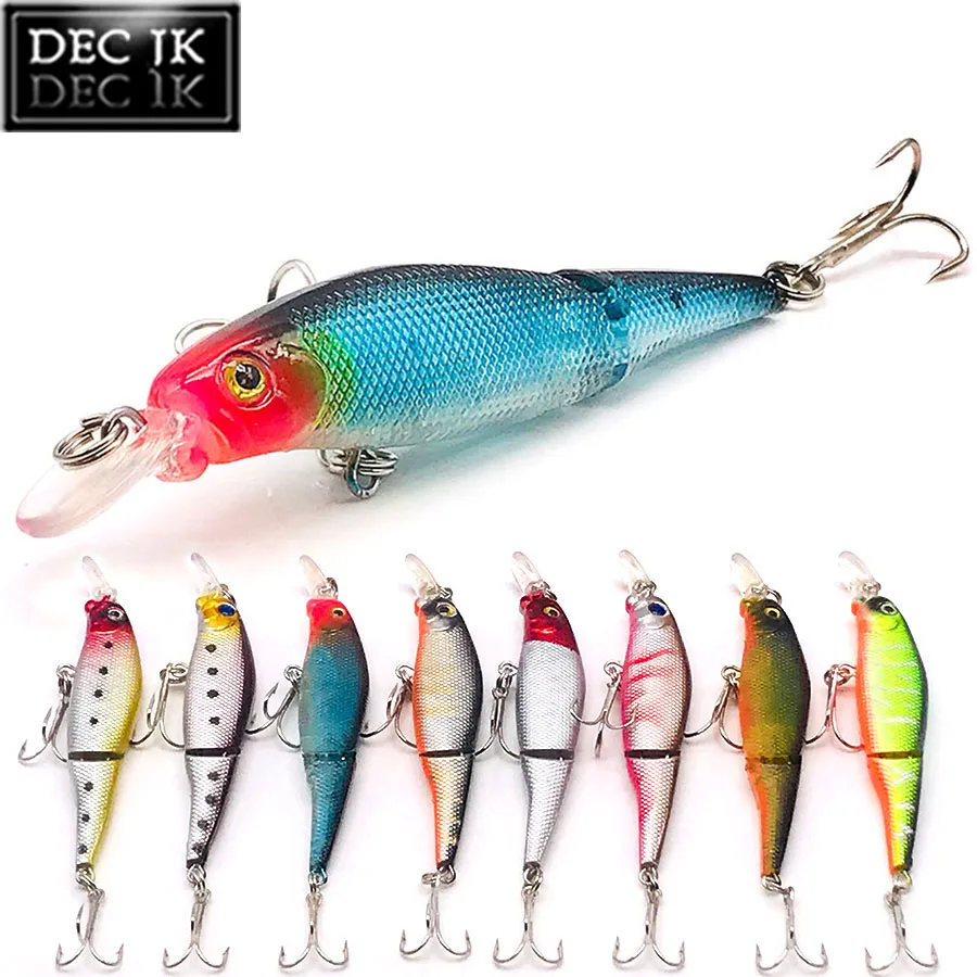 Гольян воблер для троллинга щуки 2 секции искусственная Рыболовная Приманка