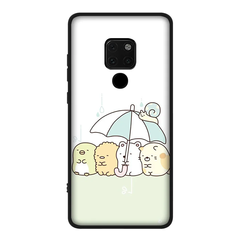 Твердый чехол T177 Sumikko Gurashi Art Для Huawei P9 P10 P20 P30 P40 Y6 Y7 Y9 Lite Pro Max Prime Mini 2019 | Мобильные