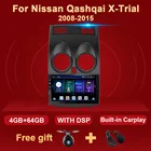 Автомагнитола 2 Din, Android, для Nissan Qashqai, X-TRIAL, XTrail, X-Trail 2008-2015, мультимедийный проигрыватель, HD экран, 9-дюймовый GPS-навигатор