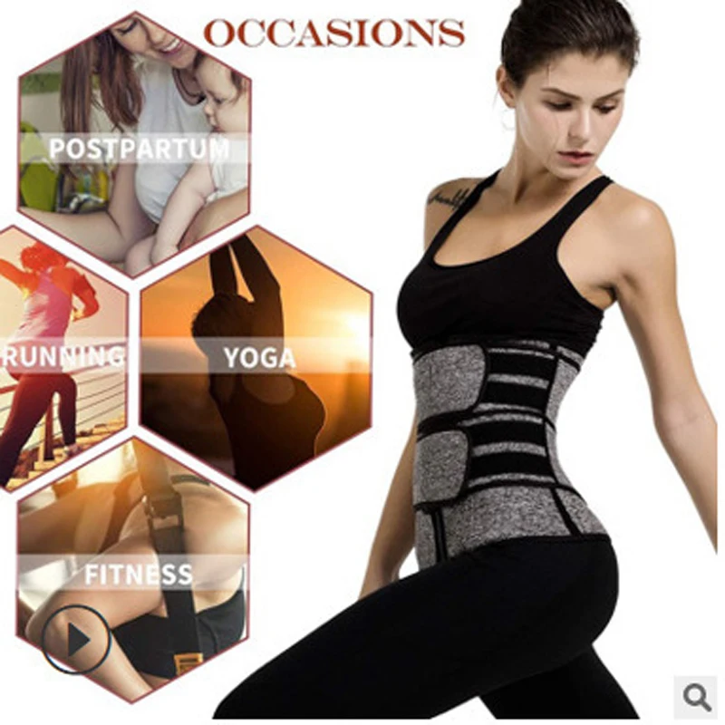 Шейпер женский спортивный триммер для талии бандаж Поддержка двойной