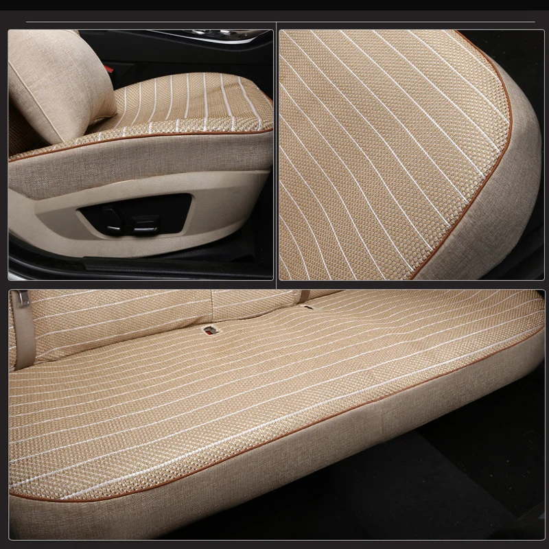 Спортивные чехлы для сидений автомобиля CARTAILOR Защитные льняные и ледяные