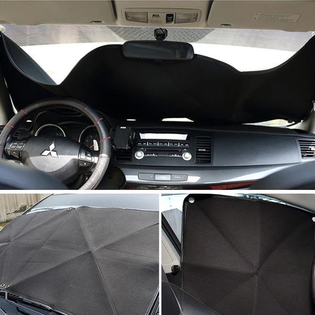 

Universal Auto FoldableSunshade Front Shield Glass Three Layers Thick Protector Car Accessories