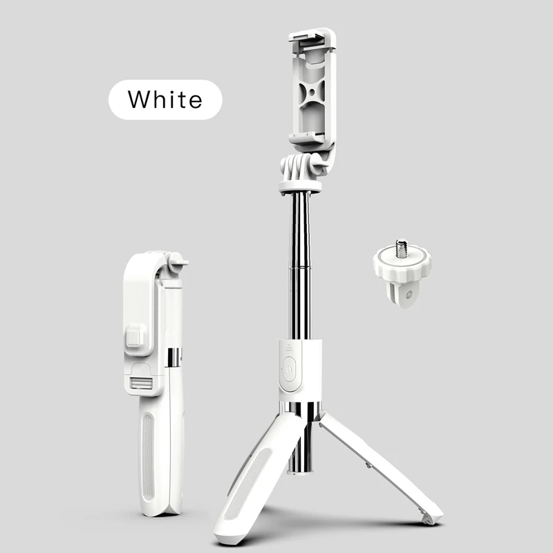 

4 In1 Bluetooth Wireless Selfie Stick Tripod Foldable & Monopods Universal for Smartphones for Gopro and Sports Action Cameras