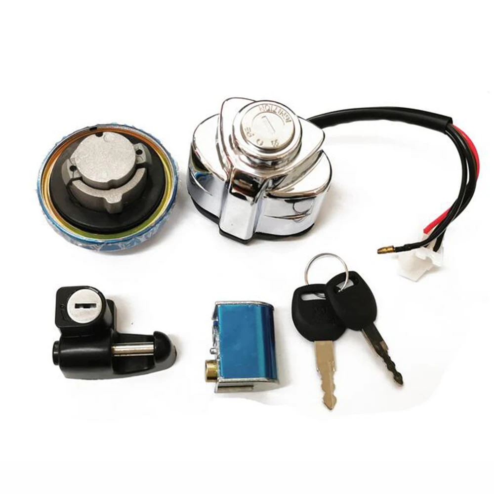 

Ignition Switch Motorcycle-Switches Gas Cap Lock Helmet Lock Accessories