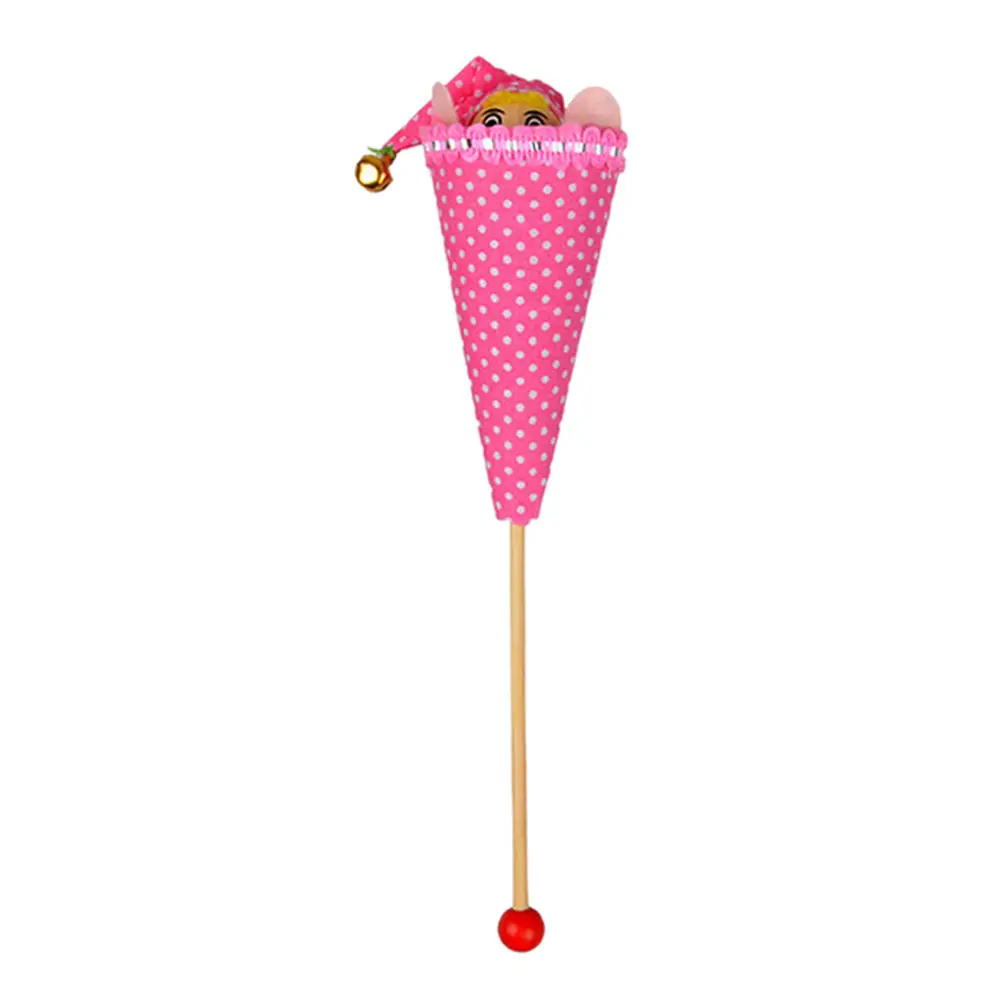 

1Pcs Random Styles Baby Kids Educational Toys New Arrival Smile Face Clown Puppet Toy Bell Hide Seek Pop Up Telescopic