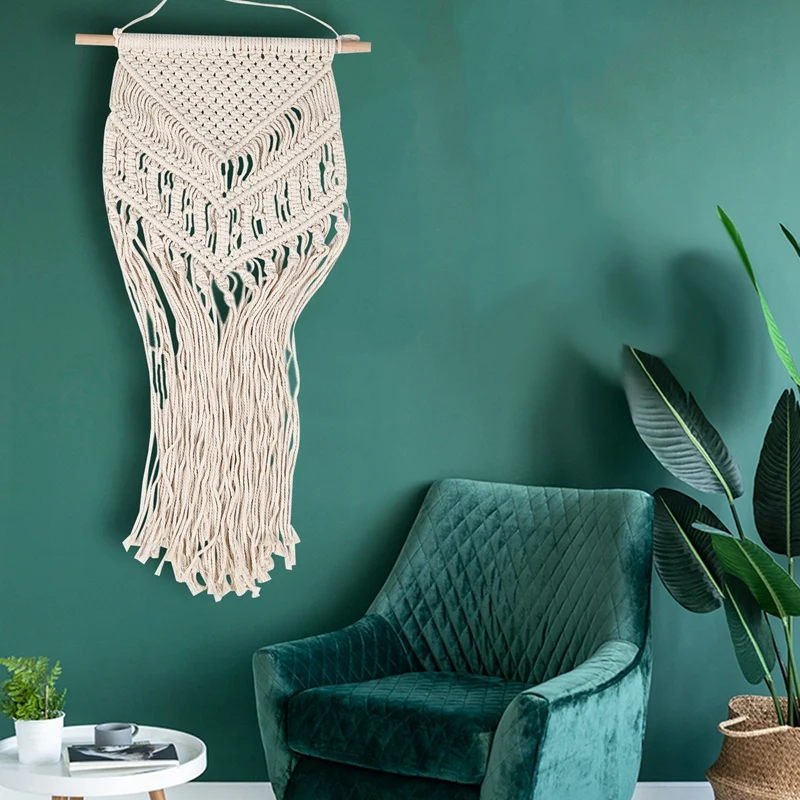 Новый Макраме Тканые настенные Висячие Бохо шикарные богемные домашний