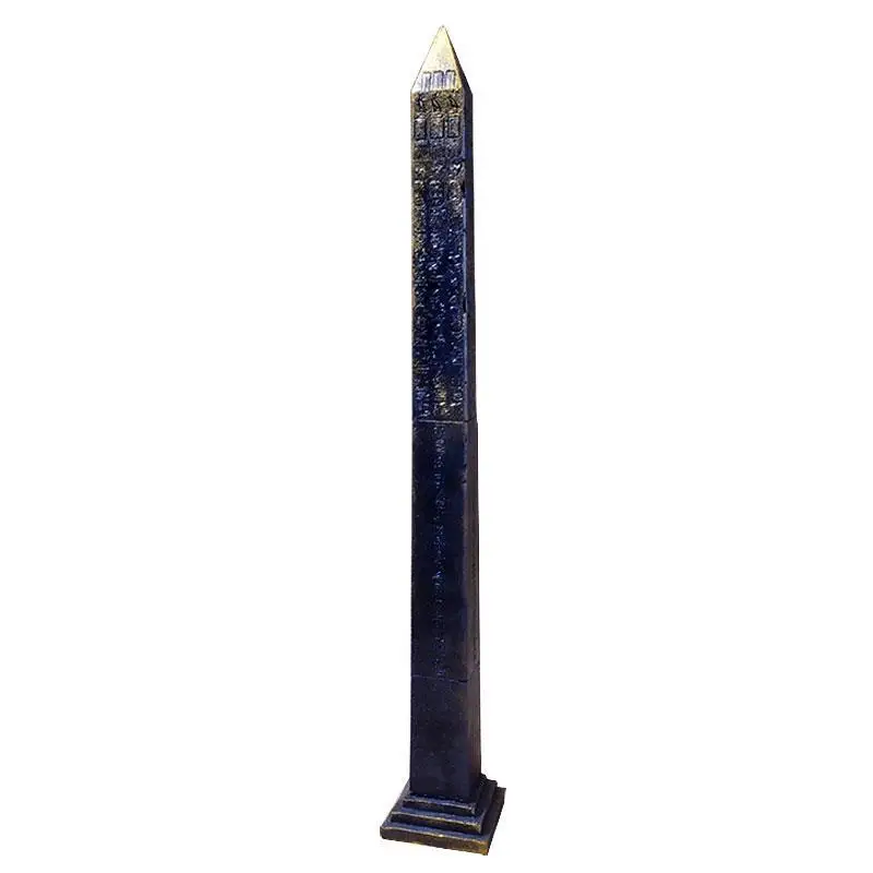 

Ancient Egypt Obelisk Statue Ornament Home Decoration Akhenaten Art Sculpture Creative Retro Living Room Decor Height 45CM
