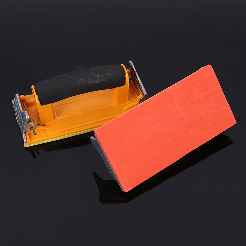 Полировальная стойка для наждачной бумаги домашнего ремонта губчатая Ручка