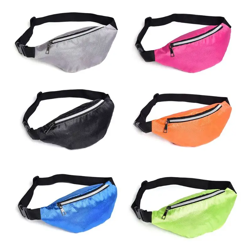 

Fashion Solid Color Delicate Waist Bag Texture Mobile Phone Chest Pack Large Bag