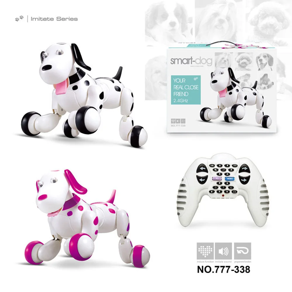 

Подарок на день рождения RC zoomer dog 2,4G беспроводной пульт дистанционного управления умная собака электронный питомец обучающая детская игруш...