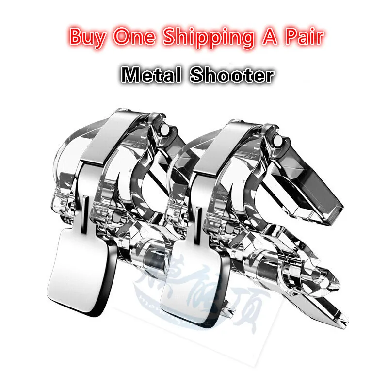 PUBG мобильный телефон триггер Кнопка огня металлический шутер контроллер геймпад