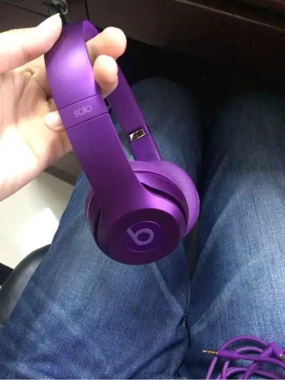 Фиолетовые накладки для наушников Solo 2 0 наушники ритма от Dr Dre беспроводная и