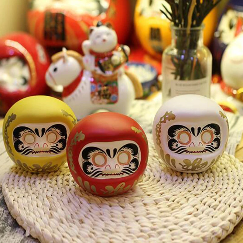 

Japanese Style Cute Piggy Bank Lucky Mascot Ceramic Creative Home Decor Ornaments Business Gifts New Year Lucky Crafts Figurines