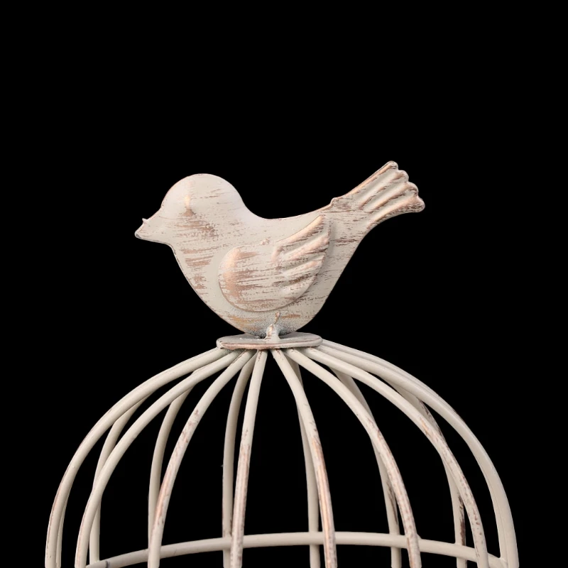 Метлаллическая птица клетка, Свечи Держатель Подсвечники Tealight висящий декоративный фонарь подарок Q1FD