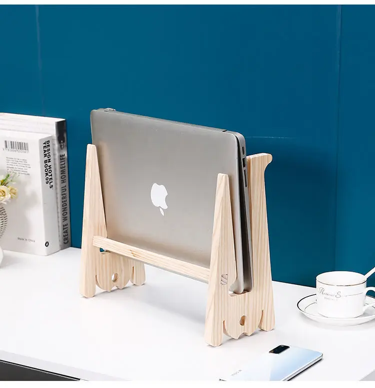 Подставка для ноутбука настольная подставка деревянная съемная