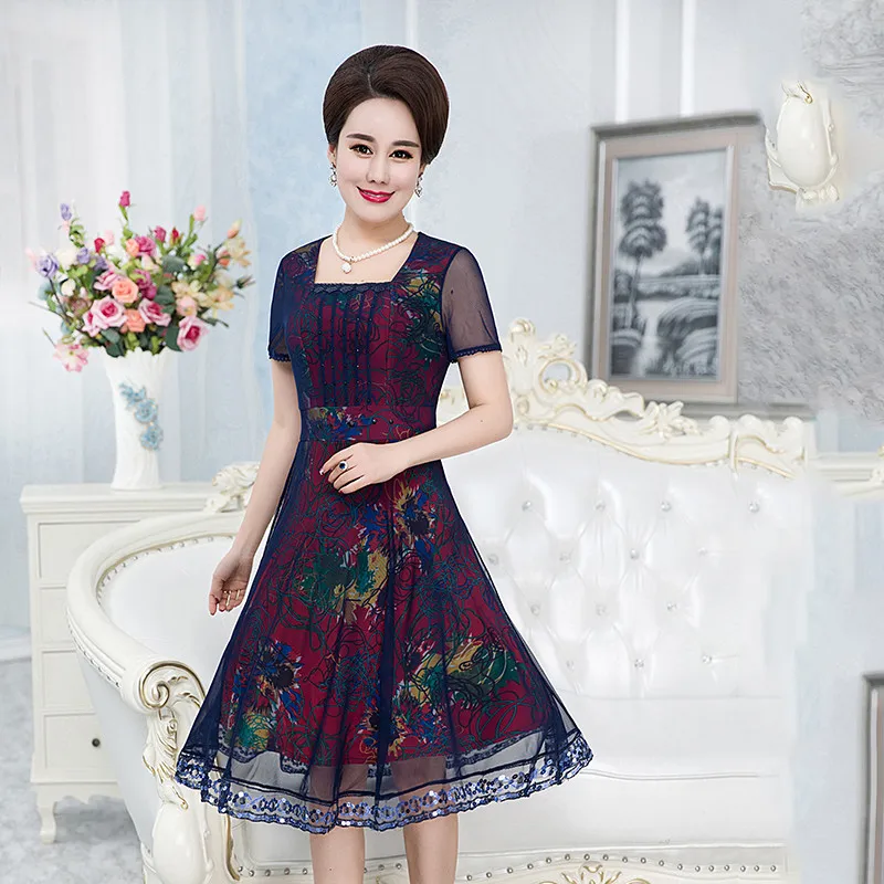Женское винтажное платье с цветочным принтом большие размеры 5XL 6XL s FYY652 | Женская