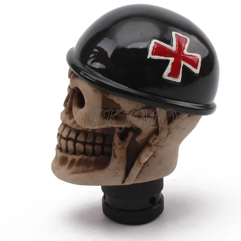 Ручка переключения передач с железным шлемом и черепом ручка передач|Ручка