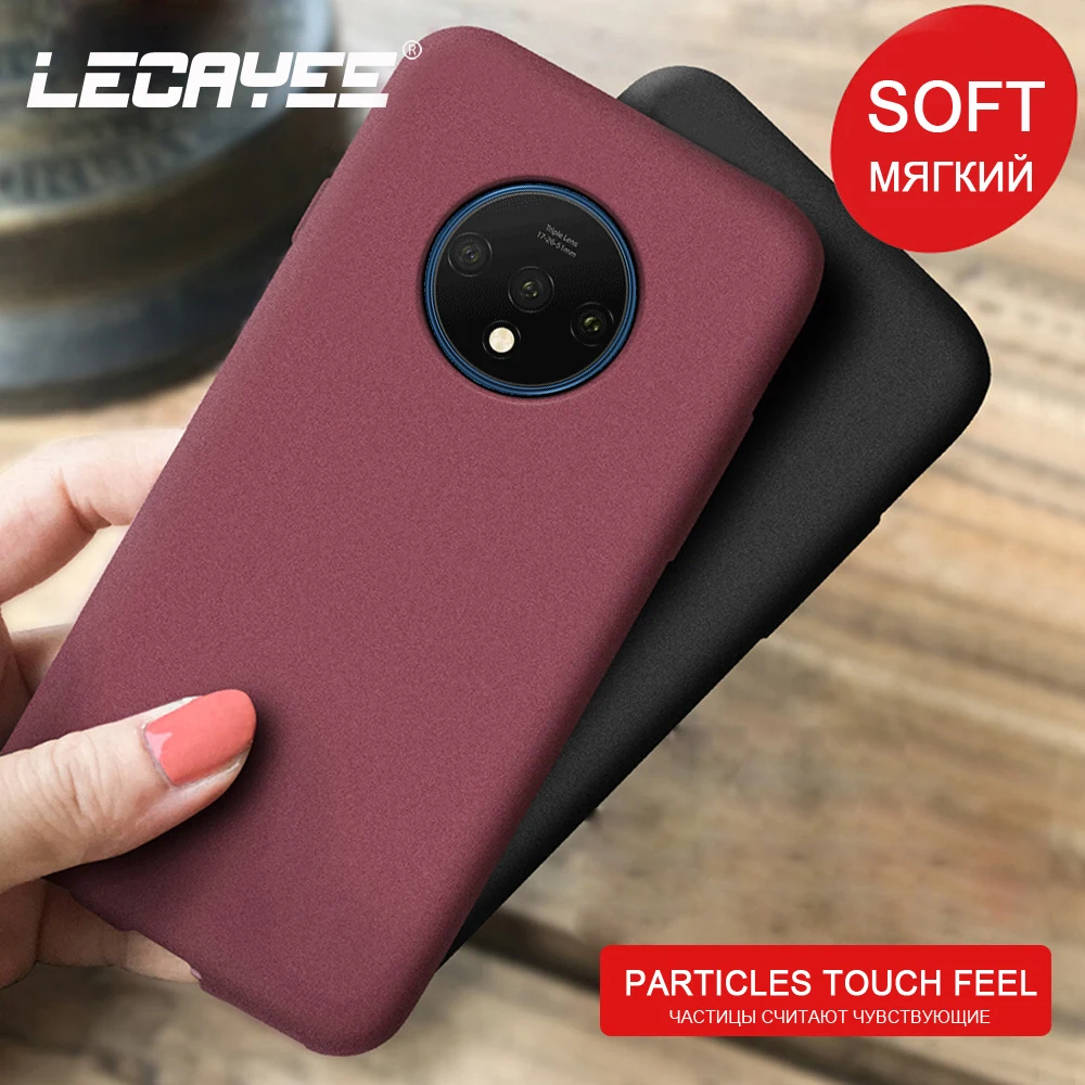 ТПУ матовый чехол для телефона oneplus 7T 7 Pro 6T 6 5T 5 Встроенный защитная накладка