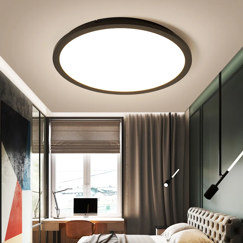 Белый современный светодиодный потолочный светильник lampara de techo для гостиной