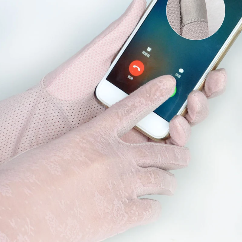 Новинка шелковая перчатка для женщин сексуальные летние кружевные короткие