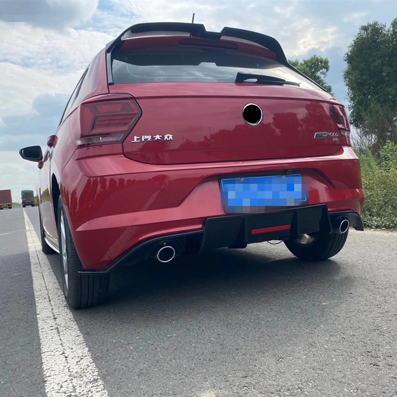 Диффузор для заднего бампера спойлер губ выхлопная полоса выхлопной трубы