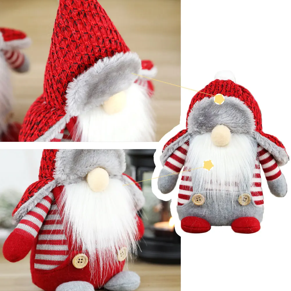 Christmas Decorations Gnome Santa Claus Faceless Dwarf Dolls Ornaments Gifts Xmas Gifts&ampDecors for Home Restaurants Office | Дом и сад