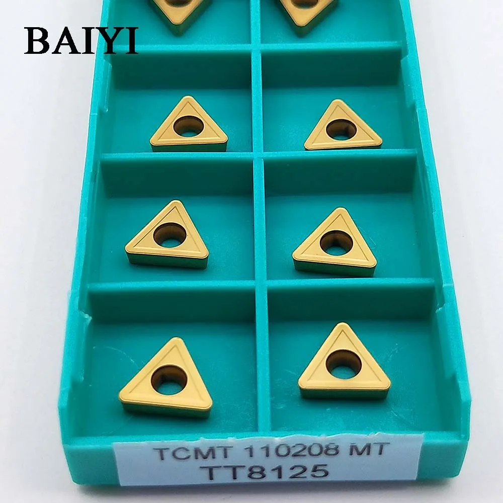 10pcs TCMT110208 MT TT8125 TaeguTec rotary carbide inserts for STFCR / STUCR cutting tools blade Steel blades | Инструменты