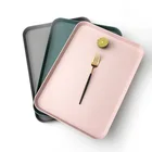 Многофункциональный креативный прямоугольный пластиковый поднос для кухни в скандинавском стиле