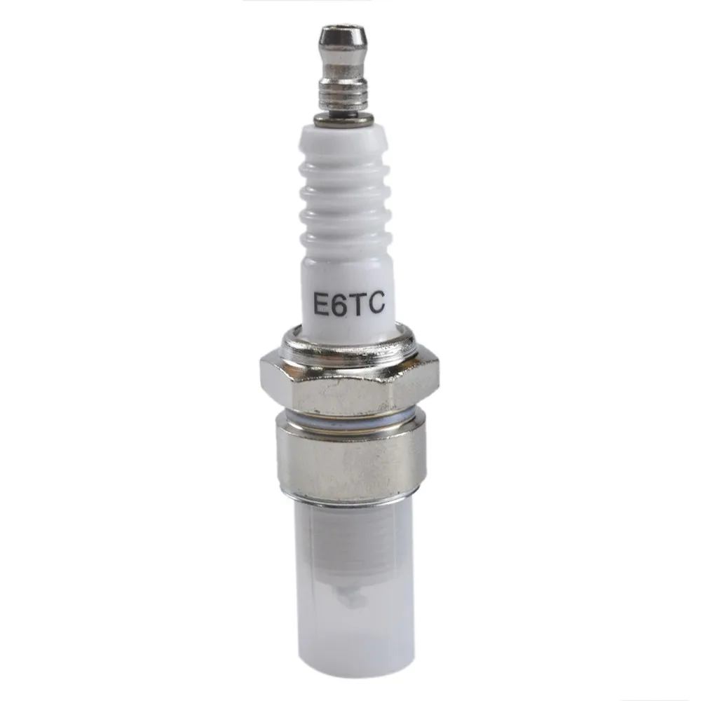 5 шт./10 шт. запчасти для мотоцикла зажигания E6TC свечи 2 х тактный двигатель