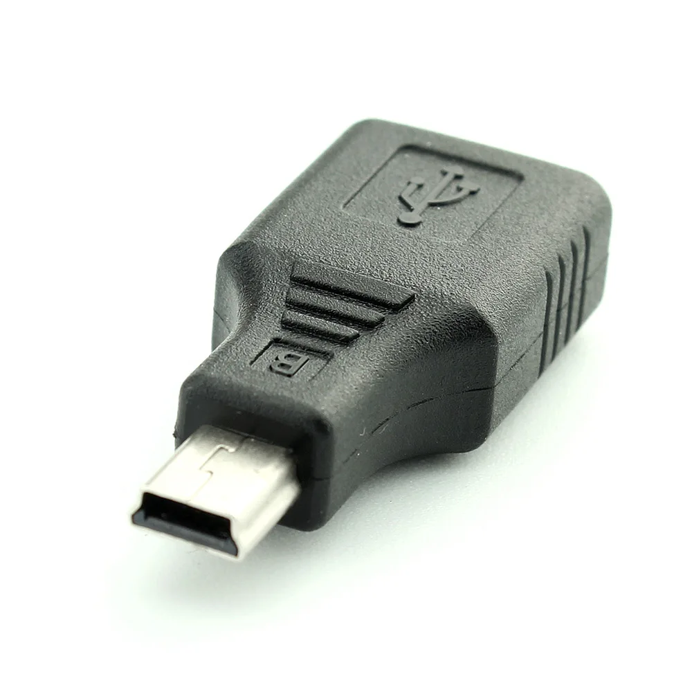 

Tablet PC OTG Adapter USB Female Head To 5P Mini Male Head T-Type Car MP3 Adapter USB Female To MINI USB Male