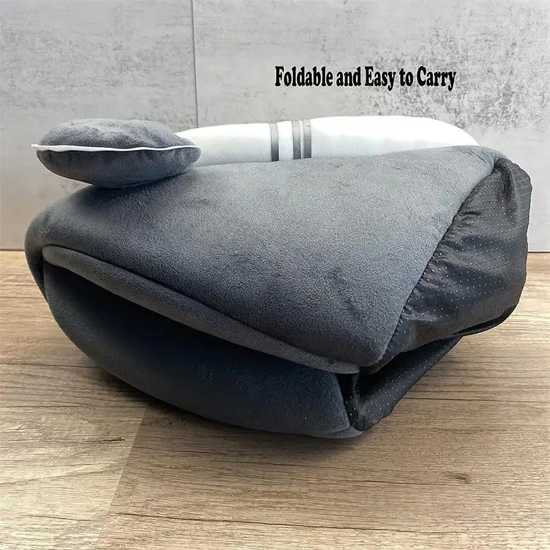 Warm Soft Cat Bed Winter House Cave Pet Dog Nest Kennel Kitten Sleeping Bag for Small Medium Dogs Supplies | Дом и сад