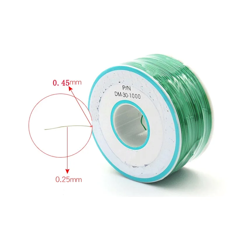 

single strand 30awg 305m / batch of cable soft silica gel 10 color silver copper stranded wire ul1423 high temperature resistant