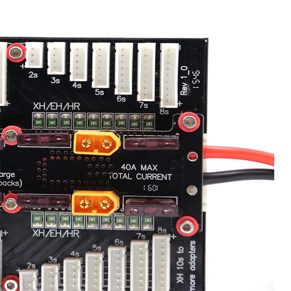 Плата адаптера для зарядки литий-полимерных аккумуляторов RCtown T Plug XT60 40A PL8 PL6 MPA 6Ch