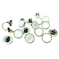 real botones scrapbooking hl 50100pcs 12mm new plating buttons with stone shank diy apparel sewing accessories shirt