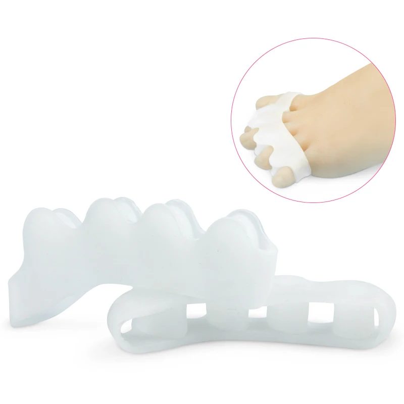 

Силиконовый сепаратор для ног Аксессуары для обуви уход за здоровьем невидимые ортопедические стельки массажер для ног