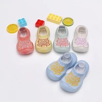 unisex new newborn baby girl flats silicone non slip soft sole shallow mouth cute cartoon baby boy shoes toddler socks shoes