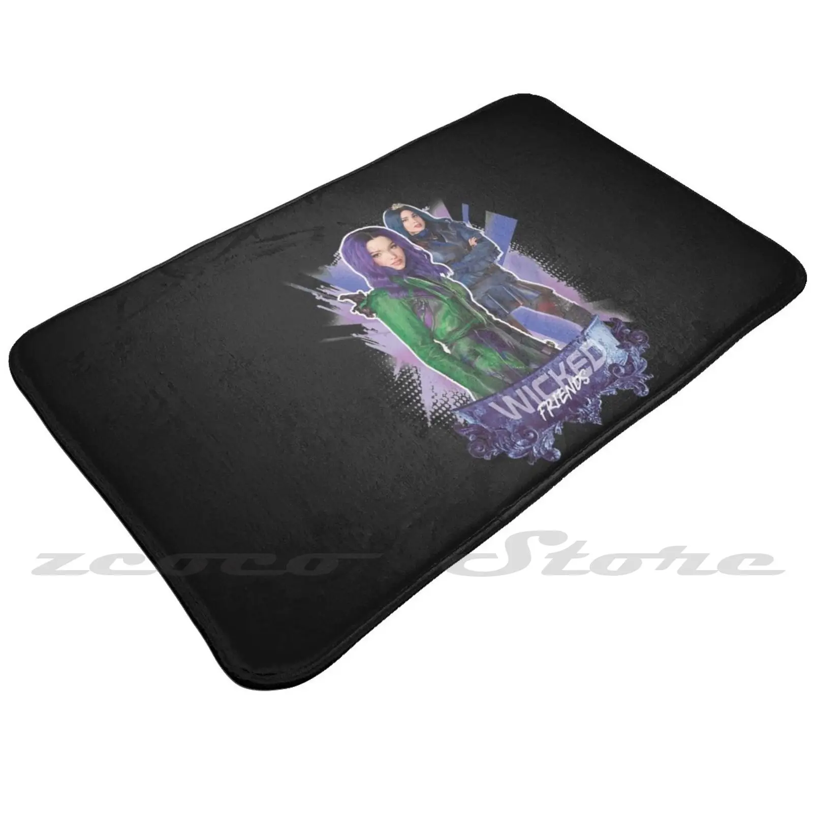 Мягкий Нескользящий Коврик с изображением Мальи Эви плохих друзей 3 дюйма | Дом и