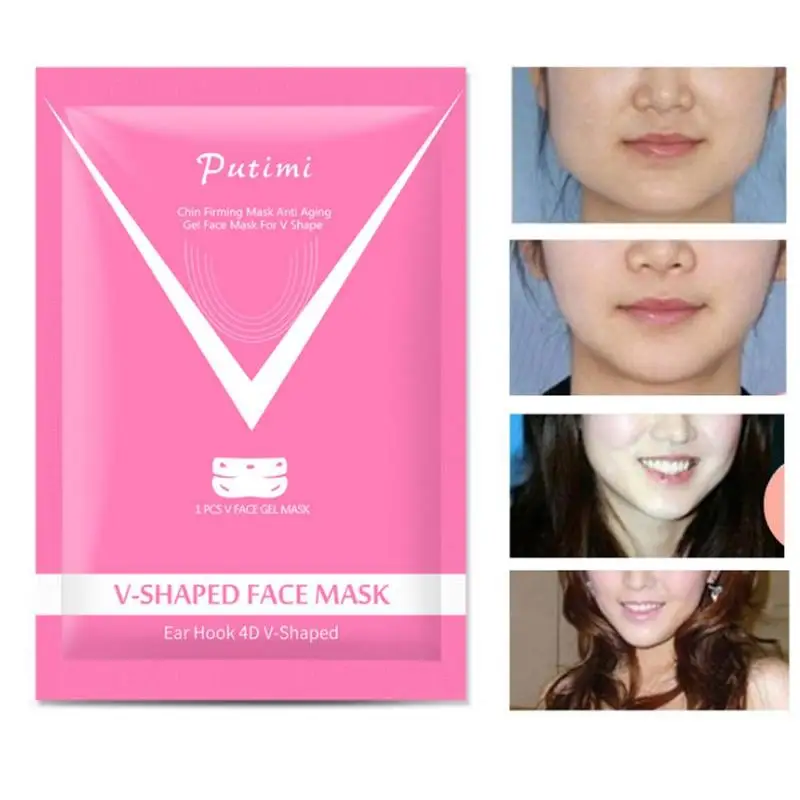 1 шт. маска для лифтинга лица v образная похудения средство удаления морщин и